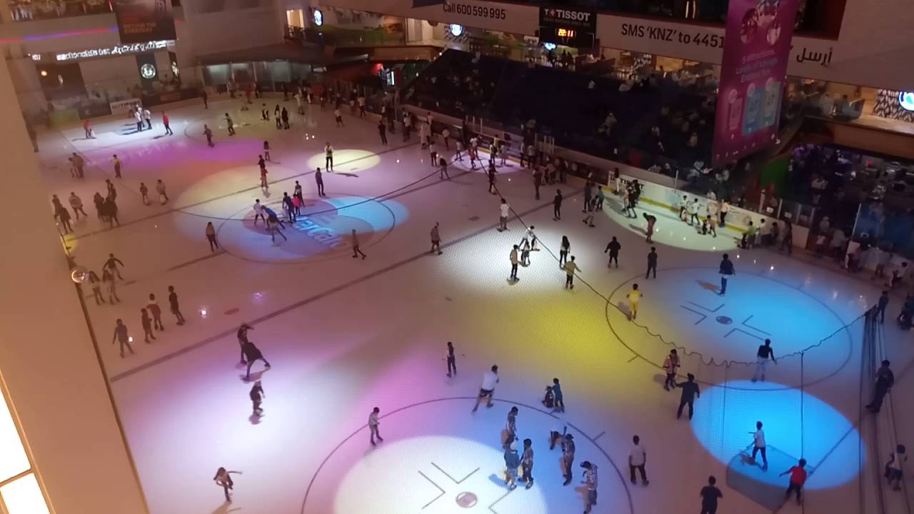 The Dubai Mall - Ice Skating - YouTube