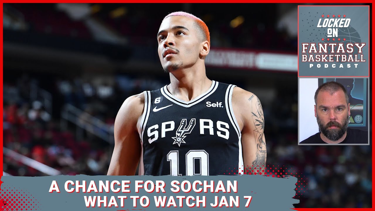 Is This A Big Chance For Jeremy Sochan? Saturday Waiver Wire Stream Targets Fantasy Basketball