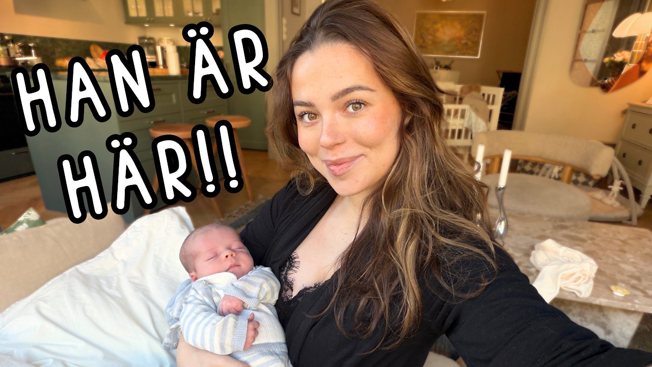 Vår förlossning blev tuff 💔 | Vlogg