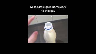 Miss Circle gave homework to this guy #misscircle #fpe #fundementalpapereducation