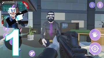 Bank Robbery Sneak Thief Game Gameplay Walkthrough Part 1 (IOS/Android)