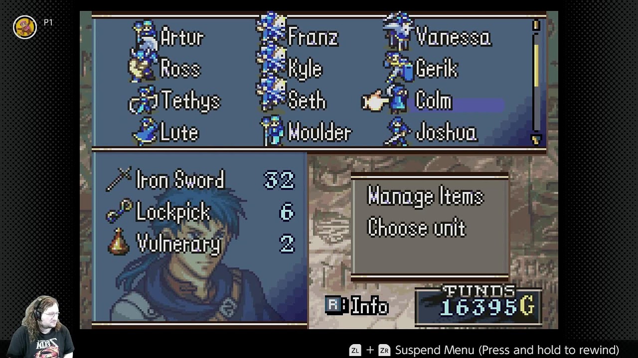 FE8 Eirika Route (NSO), Stream 2 – Gerik’s Mercenaries