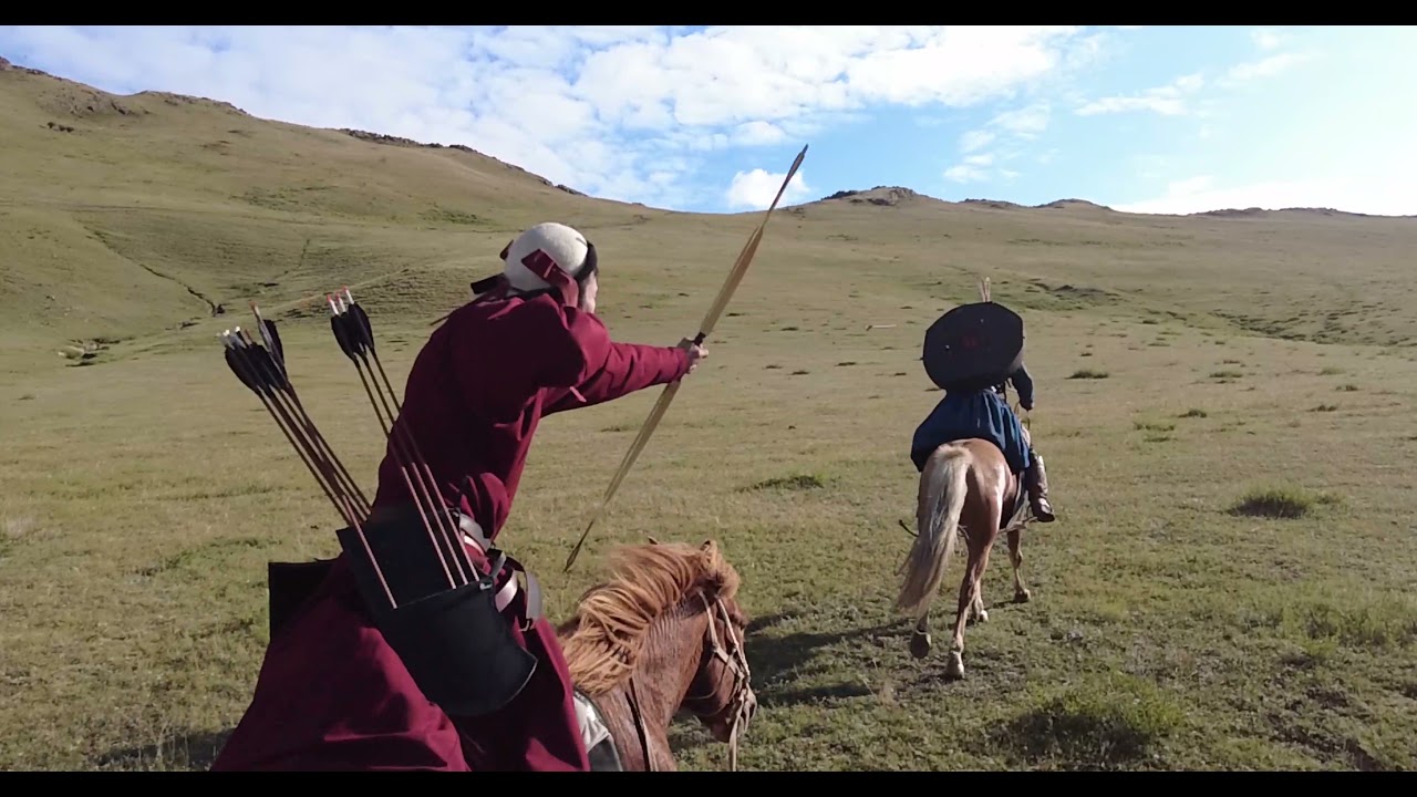 Founder of namnaa  mounted archery academy N. Altankhuyag