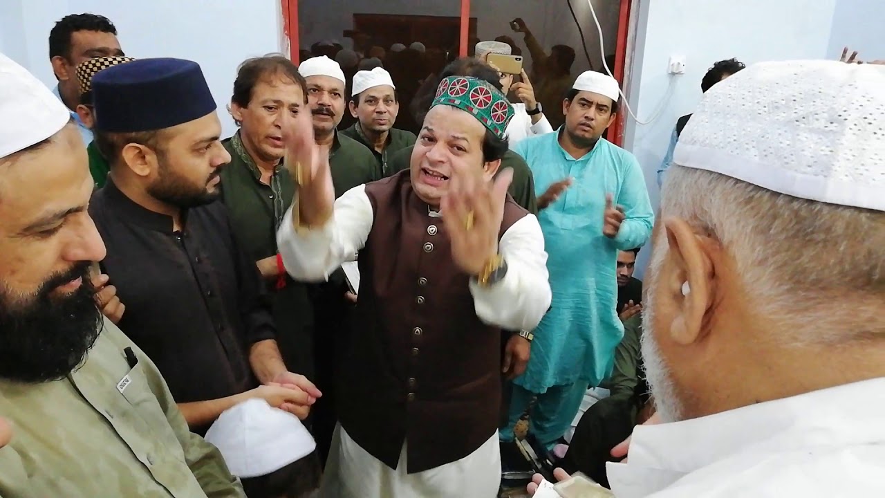 Asif Ali santoo Qawali ze haly miskin makonta gaful Asif ali santu pakpatan shareef ma