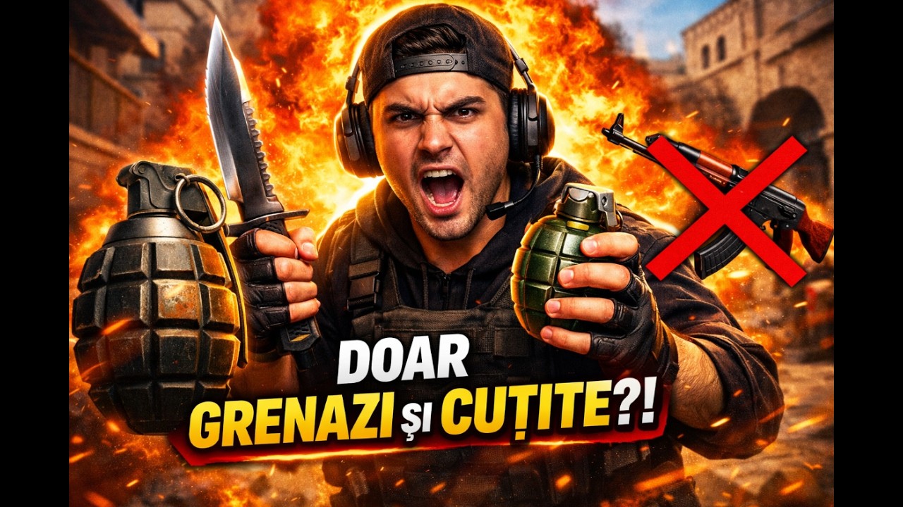 Am facut 1 vs 1 pe cs 2 cu prietenul meu ,dar doar cu grenazi si cutite!!! M-a batut????