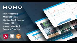 Momo - Angular 4 Material Design Admin Template | Themeforest Website Templates and Themes
