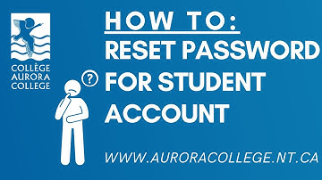 Resetting the Password: Your Aurora College Microsoft Student Account