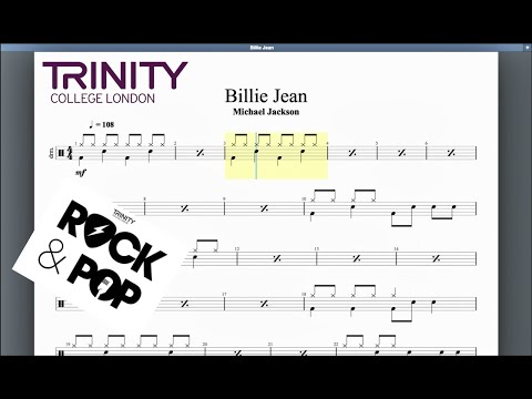 Billie Jean Trinity Grade 1 Drums