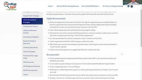 MCM Client Recruitment