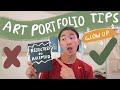 Comparing My Rejected and Accepted Art Portfolios // Art Portfolio Tips 🎨🖌