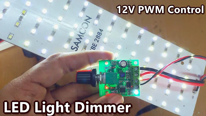 LED Light Dimmer (1.8V-12V, 2A) Using PWM Control Module | POWER GEN