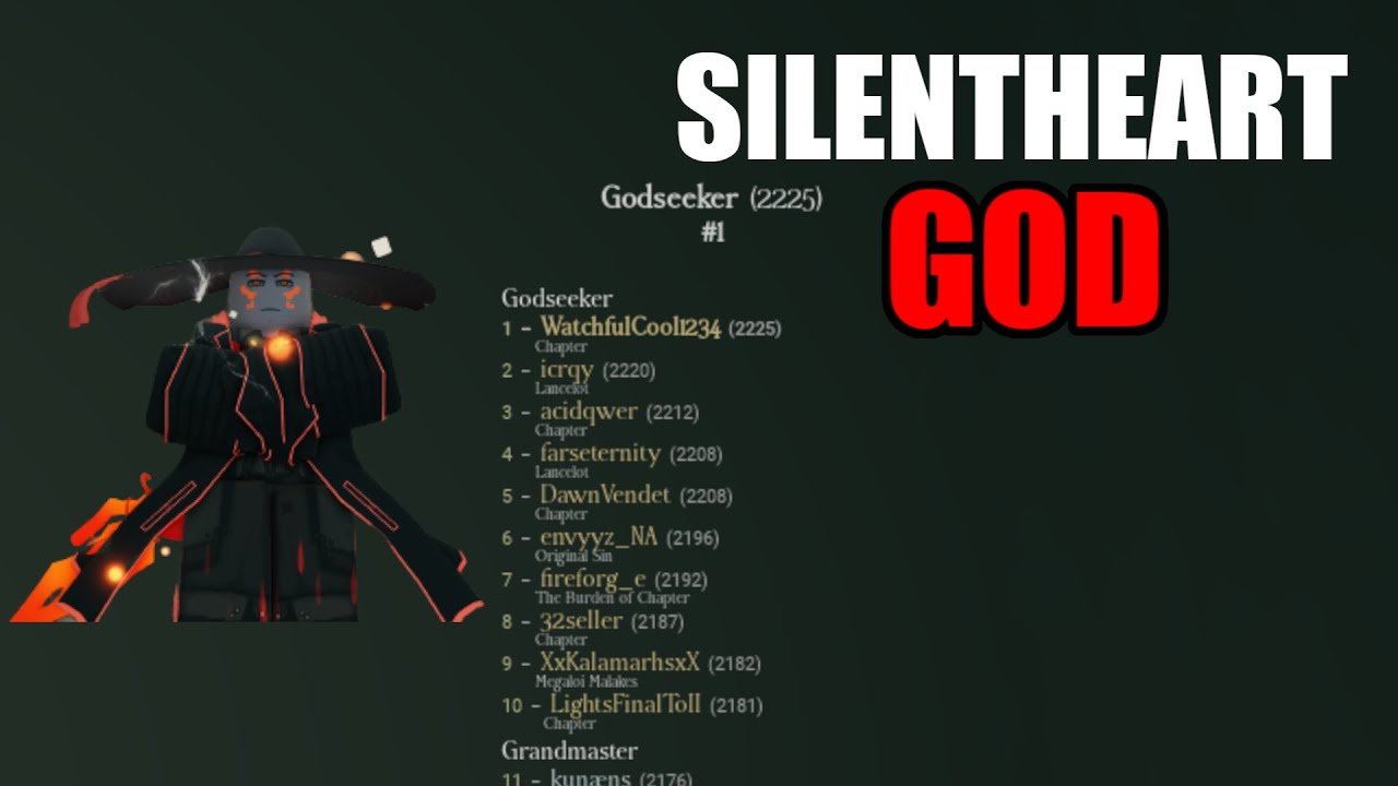 Deepwoken: Godseeker Silentheart Build Guide - Item Level Gaming