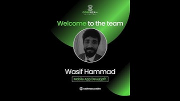 Welcome Wasif Hammad Our New Mobile App Developer at CodenzaX
