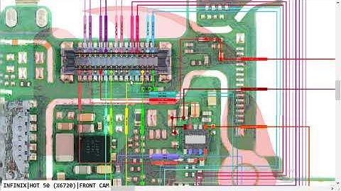 INFINIX HOT 50 X6720 FORNT CAMERA Error Notwarking Not Open Problem Hardware Solution #borneoschemat