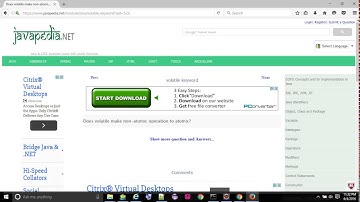 Does volatile make non-atomic operation to atomic? - javapedia.net