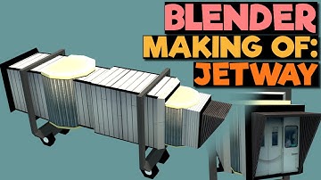 Blender Making of: Jetway (Jet Bridge)