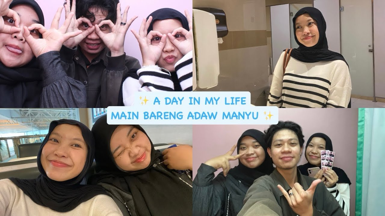 ✨ A Day with Adaw and Manyu ✨ | Nonton bioskop, Photobooth 🥰🤩