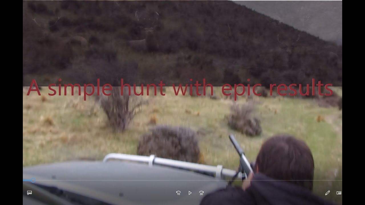 Epic Shots On Some Canterbury Red Deer NZ YouTube new-zealand-land-of-the-giant-red-deer