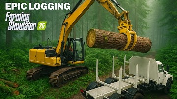 FS25 Is This the ULTIMATE Logging Machine? Giant Sequoia Forestry In Farming Simulator 25!