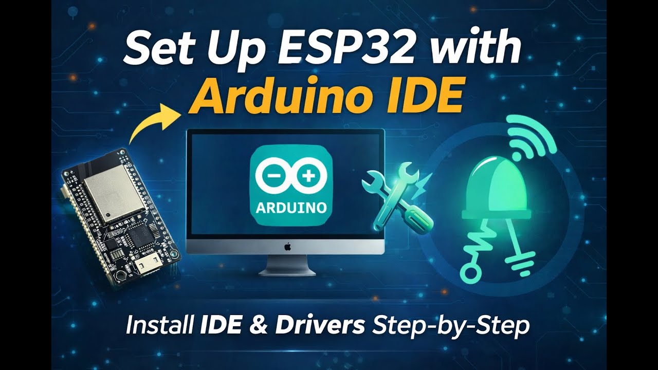ESP32 Setup Tutorial | Install Arduino IDE & Drivers (Step-by-Step for Beginners)