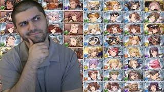 Non-Granblue Player Rates ENTIRE GAME ROSTER