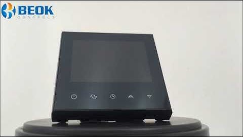 TGT70-EP HD Glass Screen Room Floor Heating Thermostat Product Display |【BEOK】