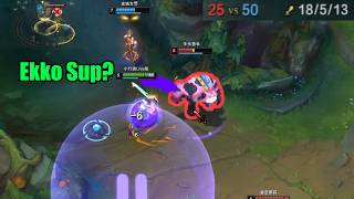 How I Played Ekko Support In High Elo! | Xiao Lao Ban