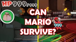 999 HP vs Scissors Boss Attack in Paper Mario The Origami King | CAN MARIO SURVIVE SCISSORS' ATTACK?