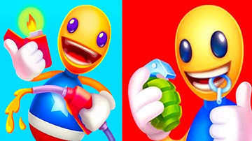 Kick The Buddy Out of Cannon!!! Rocket Buddy Gameplay #4 (Android, ios )