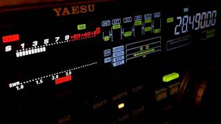 Ham Radio DX QSO TG9AHM Yaesu FT-950 10 Meters SSB screenshot 3