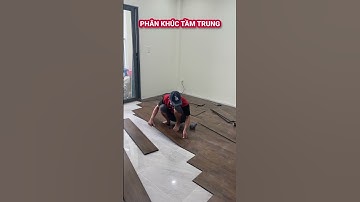 Lát sàn gỗ công nghiệp đế cao su lên nền gạch men