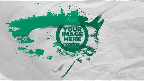 Intro Maker for a Logo Reveal Featuring Paint Splatter Animations
