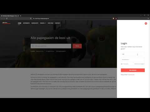 Stichting Vrolijke Papegaai - E-learning - Inloggen