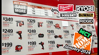 New Milwaukee tool sales at Home Depot