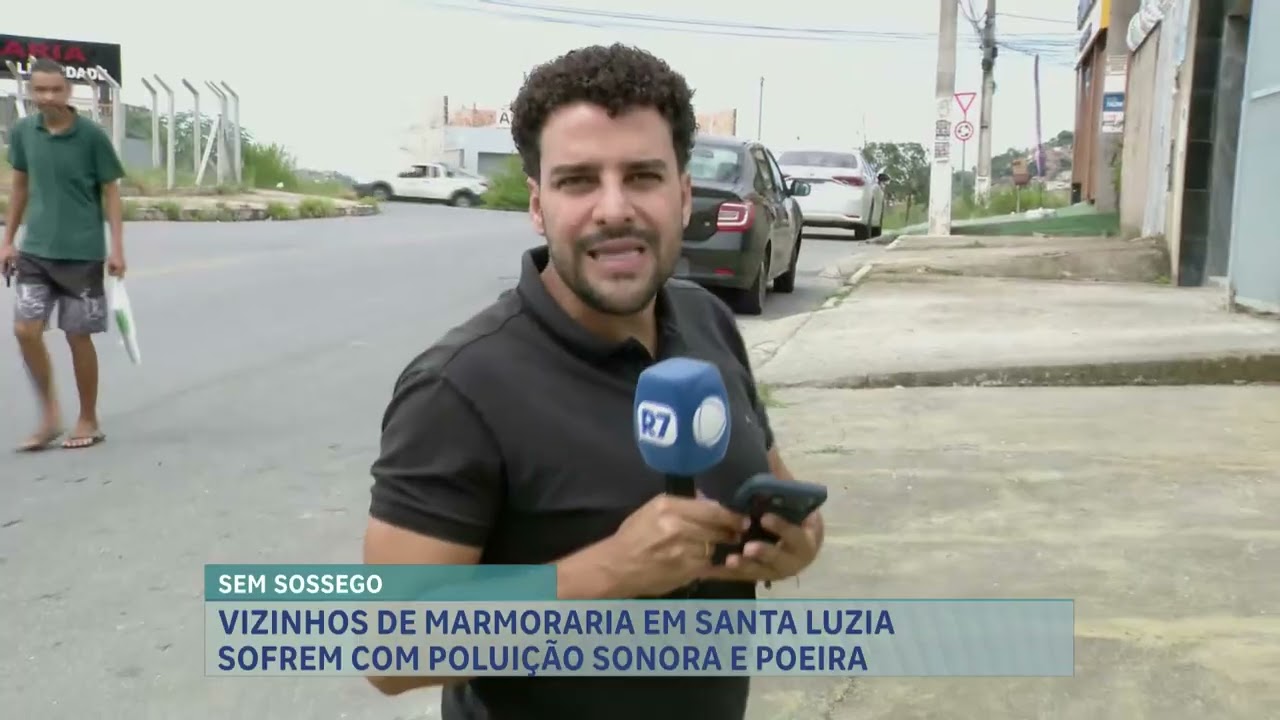 Moradores de Santa Luzia sofrem com ruídos e poeira de marmoraria