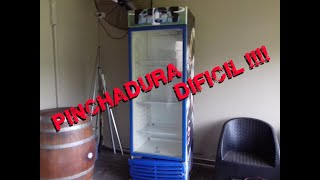 Reparación Heladera comercial, perdida difícil !!!