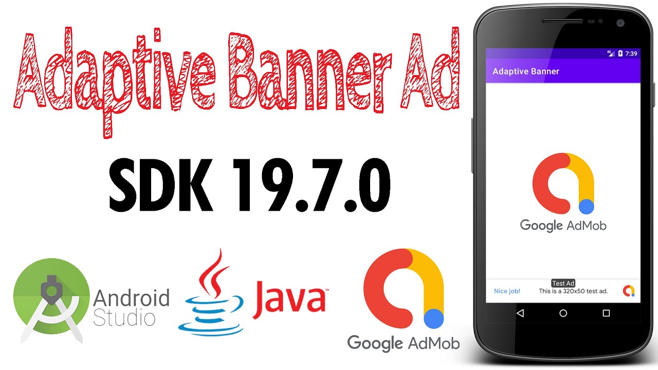 Adaptive Banner - AdMob - Android Studio (SDK  - 2021 - JavaScript) -  YouTube