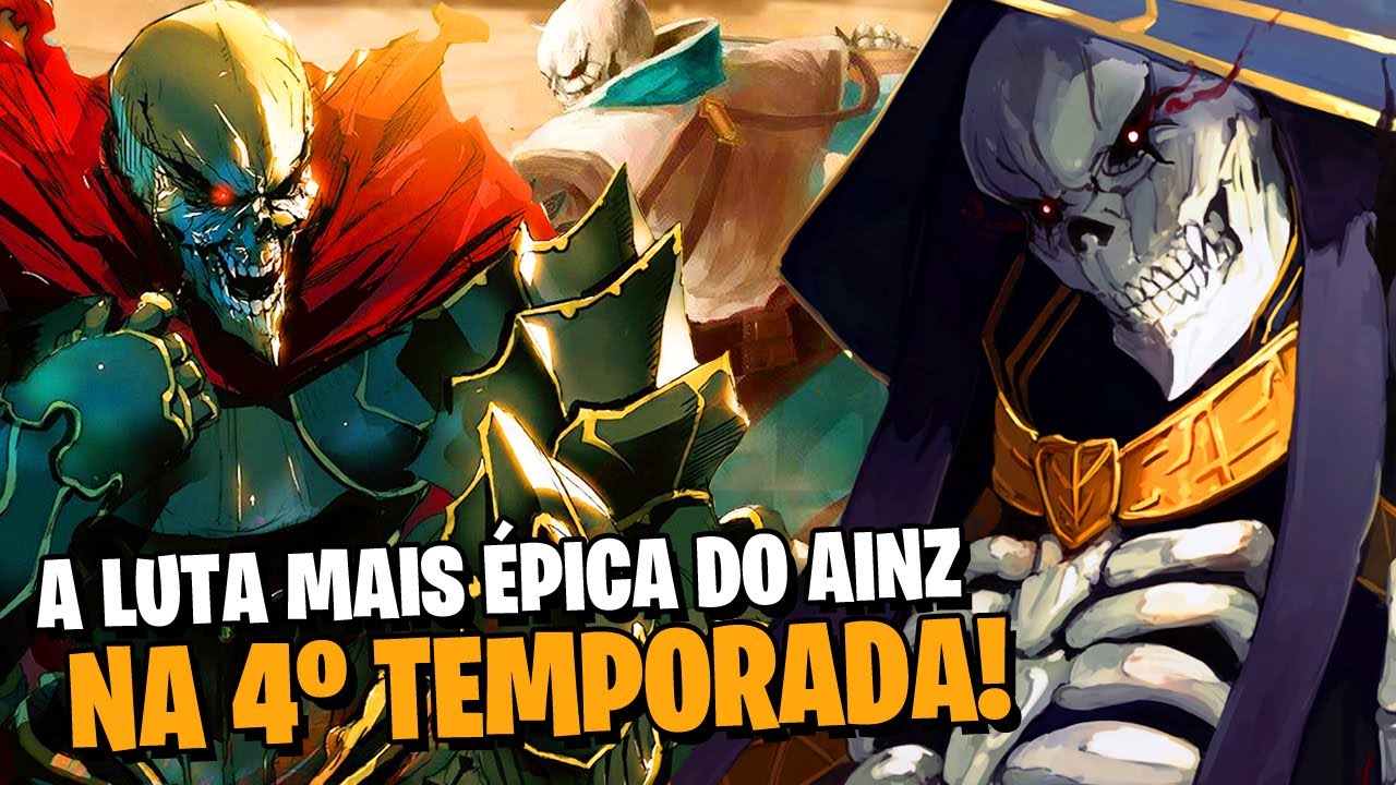 OVERLORD: AINZ DESAFIA O MAIS FORTE LORDE MARCIAL DE BAHARUTH! AINZ VS GO  GIN