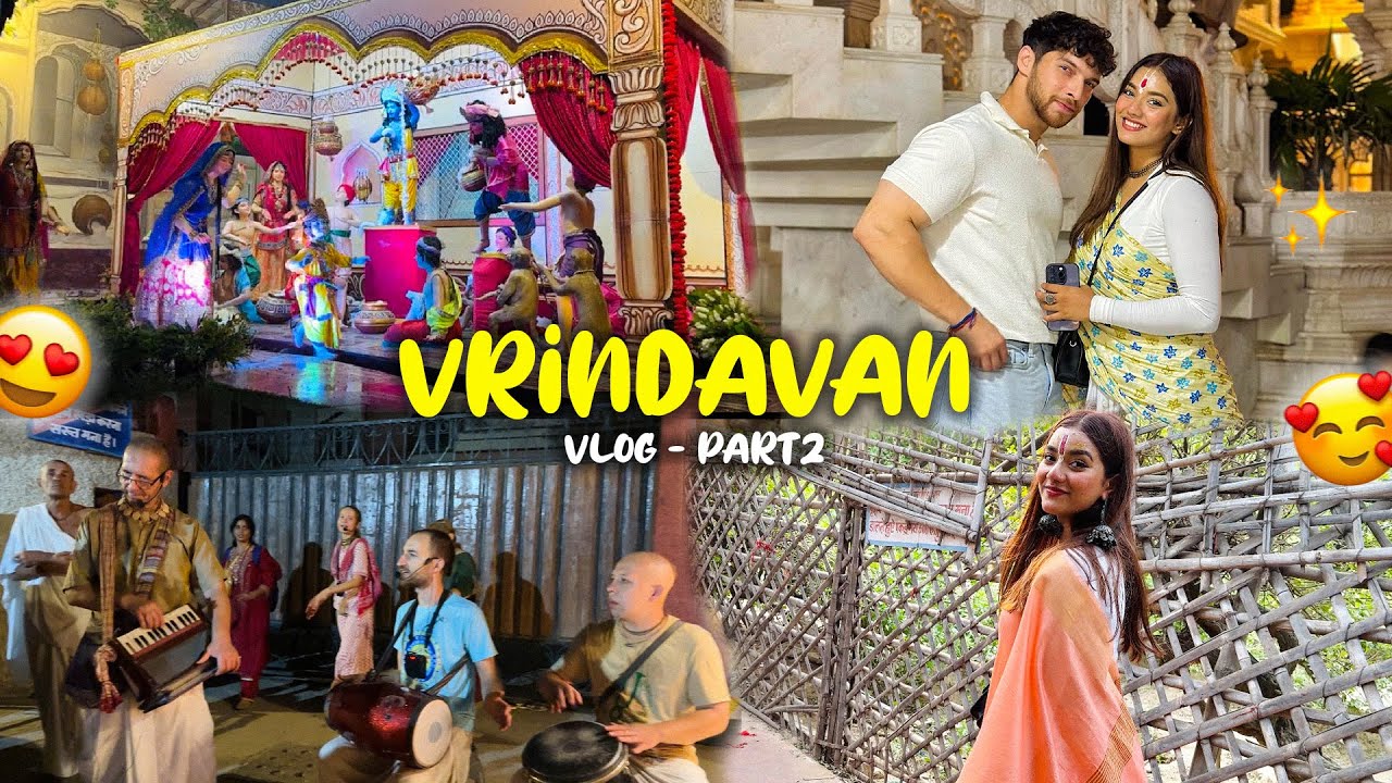 Finally Darshan Kar Hi Liye 😍*Radhe Radhe* 🙏Vlog Part 2 I Nishika Mehta