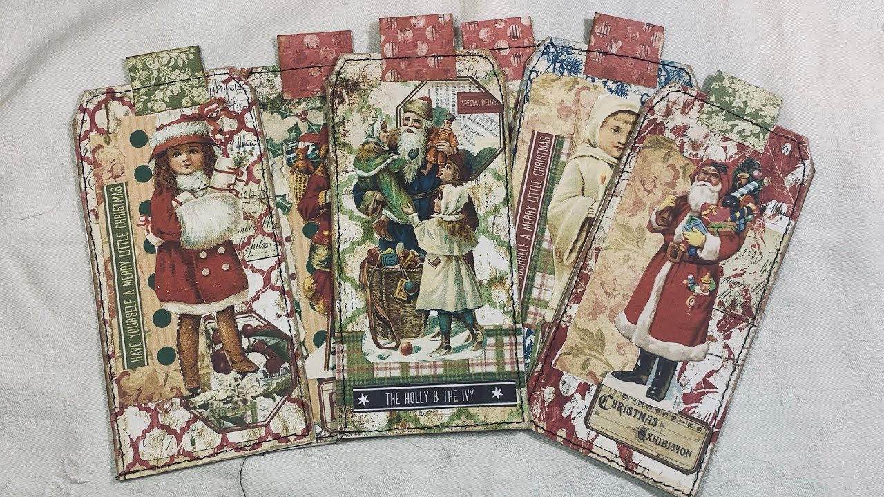 Craft With Me : Christmas Tags Inspired by Wendy Journal Adventures using my FREEBIE tags