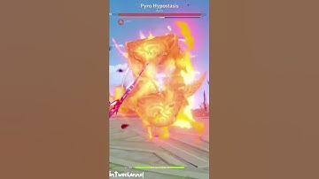 Showcase Childe at pyro hypostasis, finally he crit...