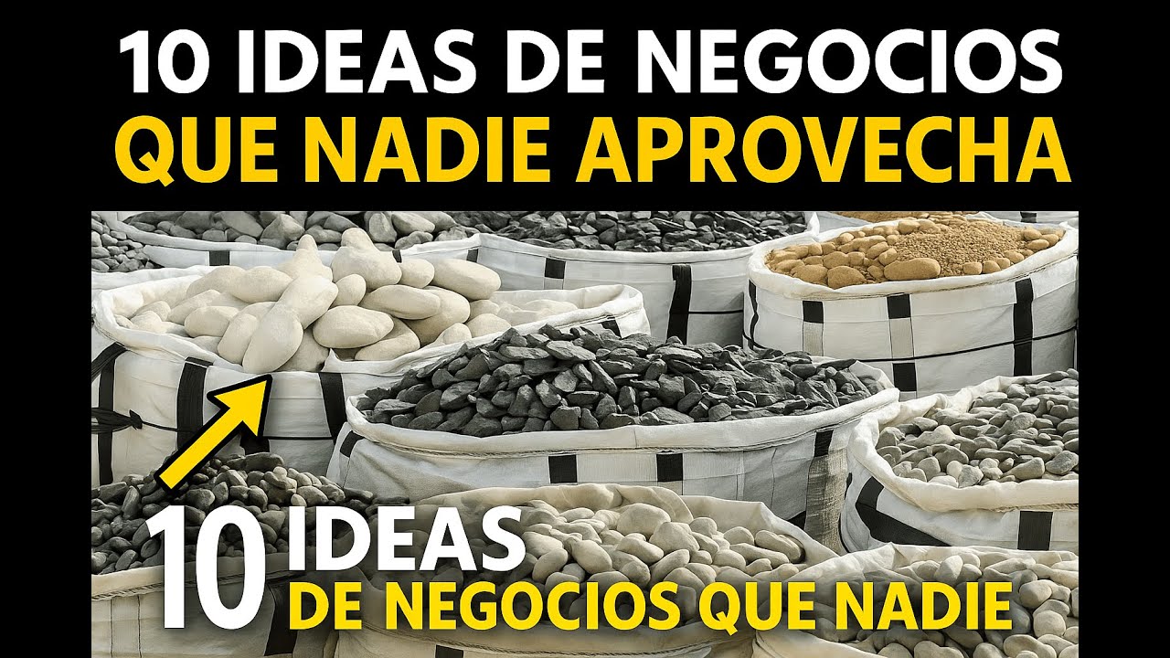 10 NEGOCIOS que NADIE APROVECHA y Pocos lo SABEN | IDEAS ...