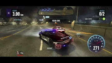 NFS no limits Mclaren GT police car chase