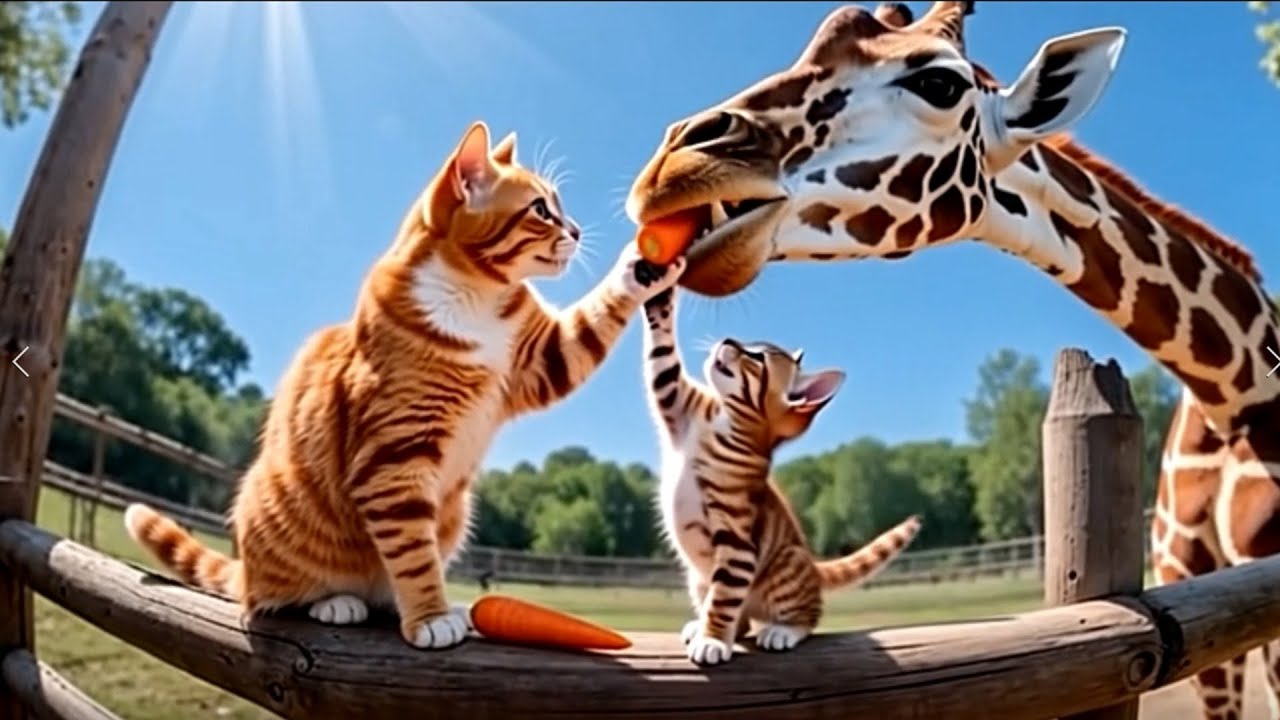 Mama Cat Works Hard at a Restaurant to Buy a New Bicycle for Kitten 🚲❤️ | Heartwarming Cat Story