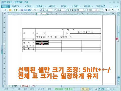 이력서 한글 New 2022 한글로 성공적인 이력서 만들기