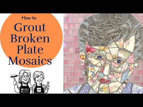 How To Grout Uneven Mosaic Art