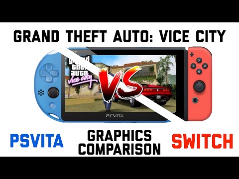 Grand Theft Auto: Vice City PSVita Vs Nintendo Switch Remaster - Graphics Comparison