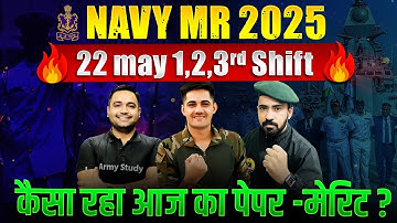 Navy MR 22 May All Shift Solutions 2025 | Navy MR Original Paper 2025