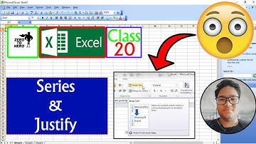 Day 20 - Series & justify | Microsoft Excel 2003 | Tiger Army | 2022