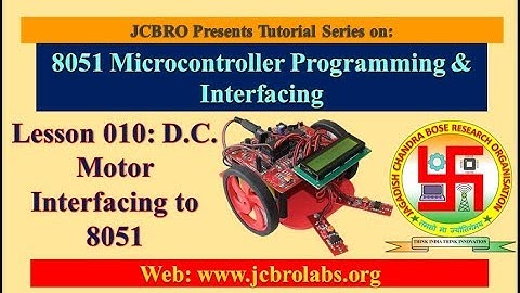 Lesson 10: DC Motor Interfacing to 8051 Microcontroller in Embedded C